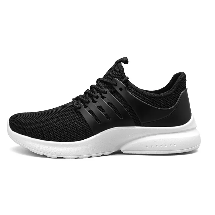 Fabric Upper Fashion Breathable Light Knitting Customized BSCI Unisex MD Mesh OEM , ODM Sport Shoes Men Casual Shoes Sneakers